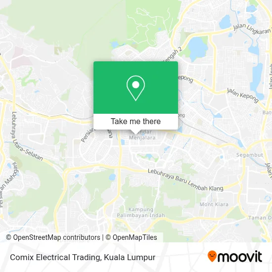 Comix Electrical Trading map