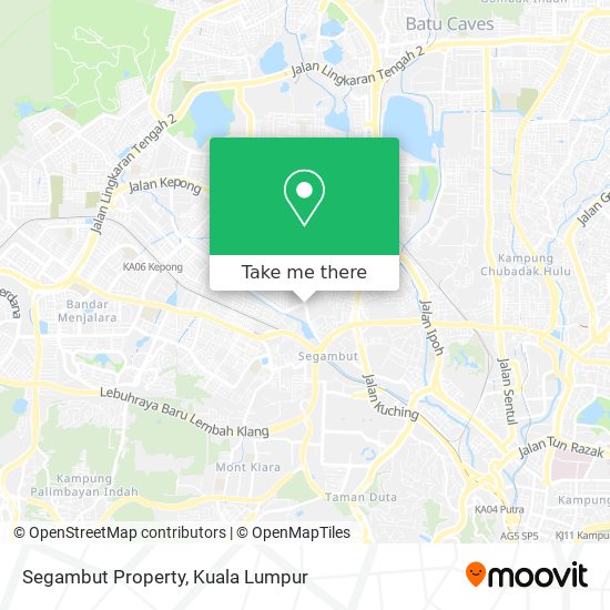 Segambut Property map