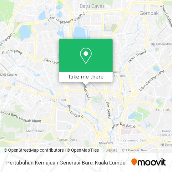 Pertubuhan Kemajuan Generasi Baru map