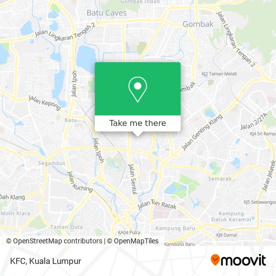 KFC map