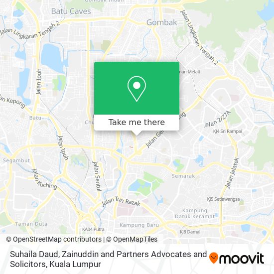 Suhaila Daud, Zainuddin and Partners Advocates and Solicitors map