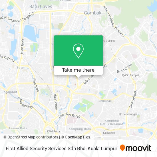 First Allied Security Services Sdn Bhd map