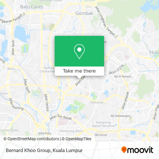 Bernard Khoo Group map