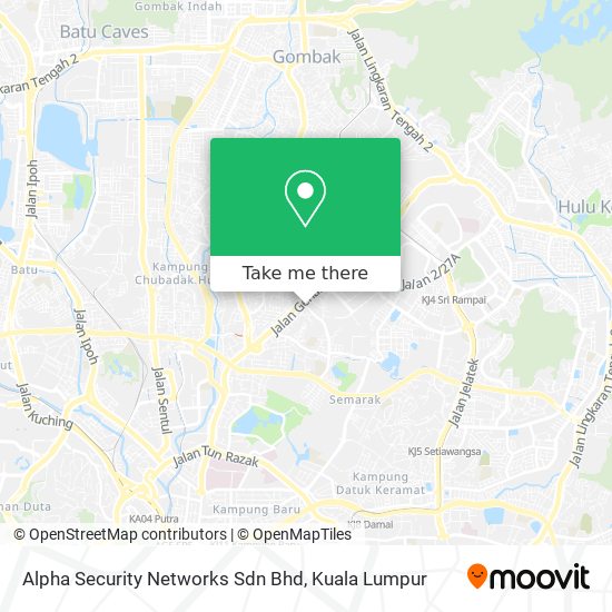 Alpha Security Networks Sdn Bhd map