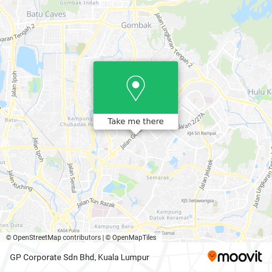 GP Corporate Sdn Bhd map