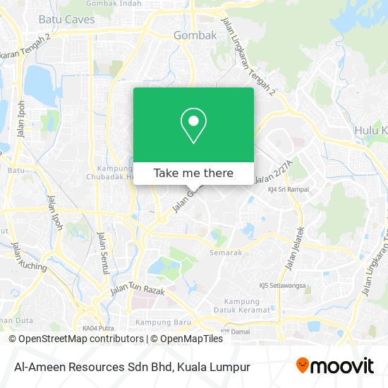 Al-Ameen Resources Sdn Bhd map
