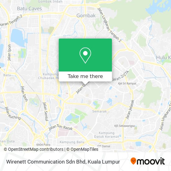 Wirenett Communication Sdn Bhd map