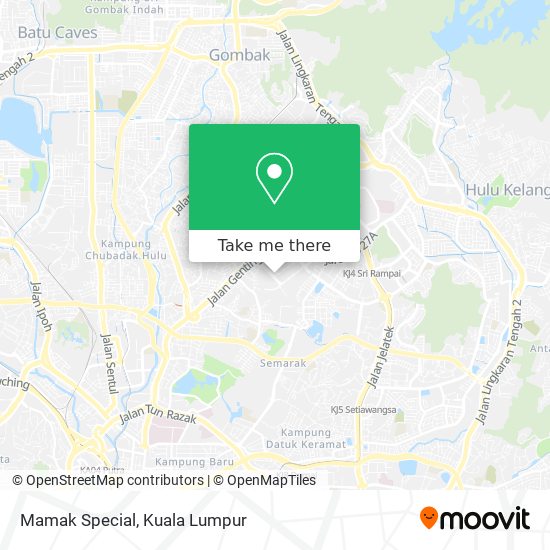 Mamak Special map