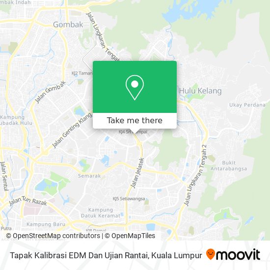 Tapak Kalibrasi EDM Dan Ujian Rantai map