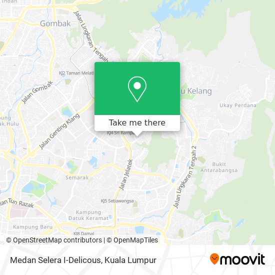 Medan Selera I-Delicous map