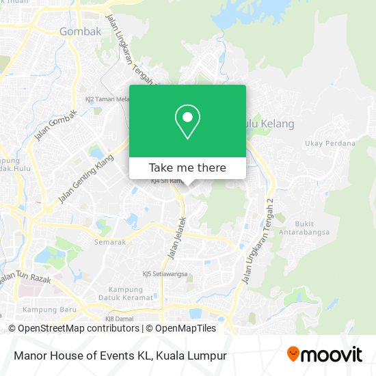 Manor House of Events KL map