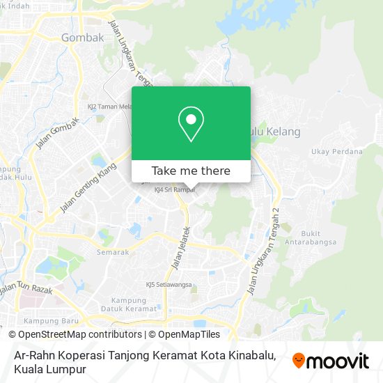 Peta Ar-Rahn Koperasi Tanjong Keramat Kota Kinabalu
