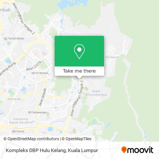 Peta Kompleks DBP Hulu Kelang