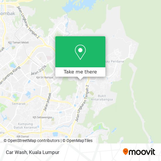 Car Wash map