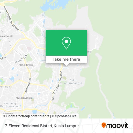 7-Eleven-Residensi Bistari map