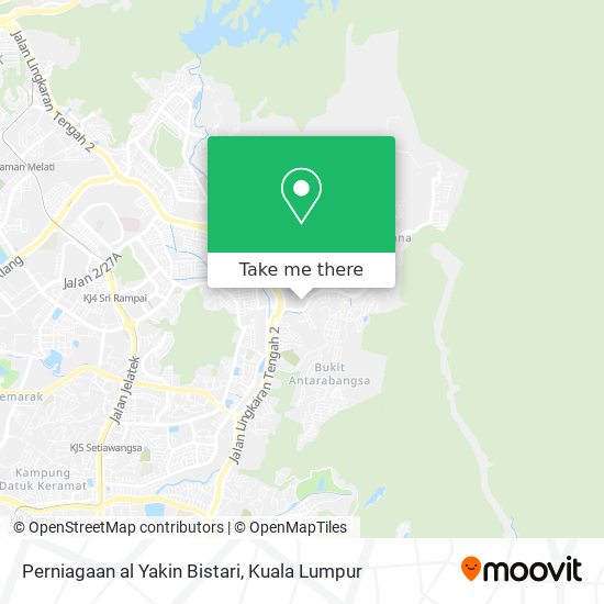 Perniagaan al Yakin Bistari map