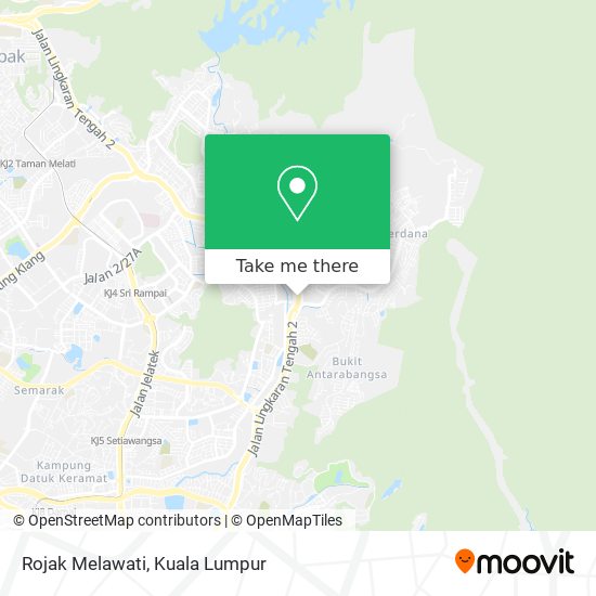 Rojak Melawati map