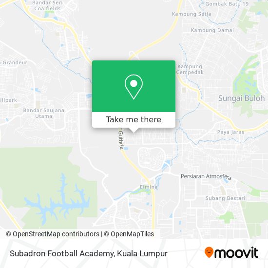 Subadron Football Academy map