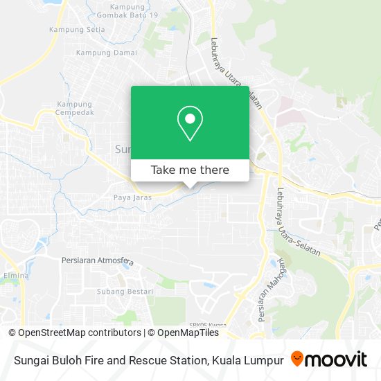 Sungai Buloh Fire and Rescue Station map