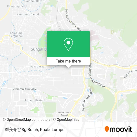 鲜美馆@Sg Buluh map