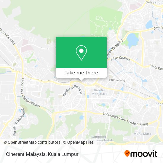 Cinerent Malaysia map