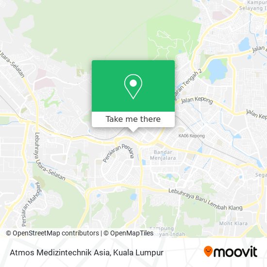 Atmos Medizintechnik Asia map