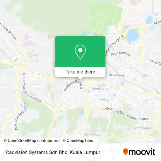 Cadvision Systems Sdn Bhd map