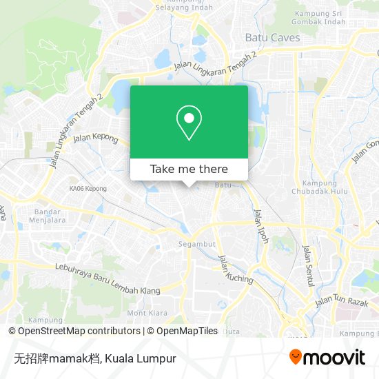 无招牌mamak档 map