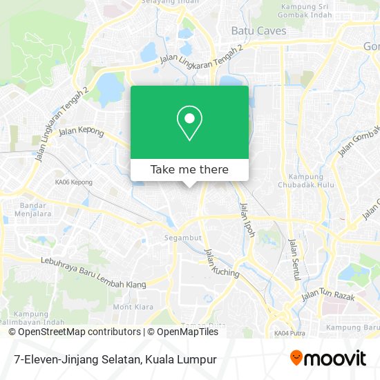7-Eleven-Jinjang Selatan map