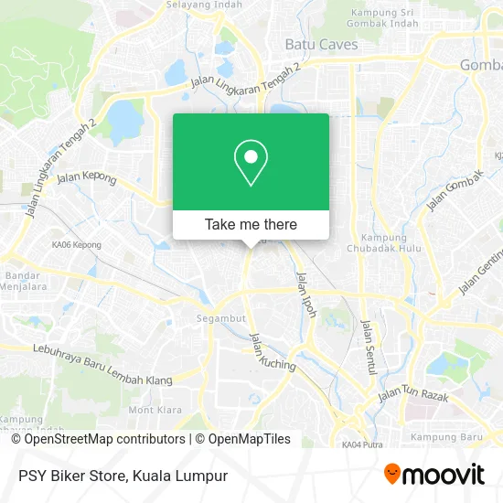 PSY Biker Store map