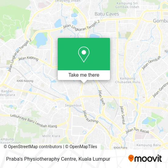 Praba's Physiotheraphy Centre map
