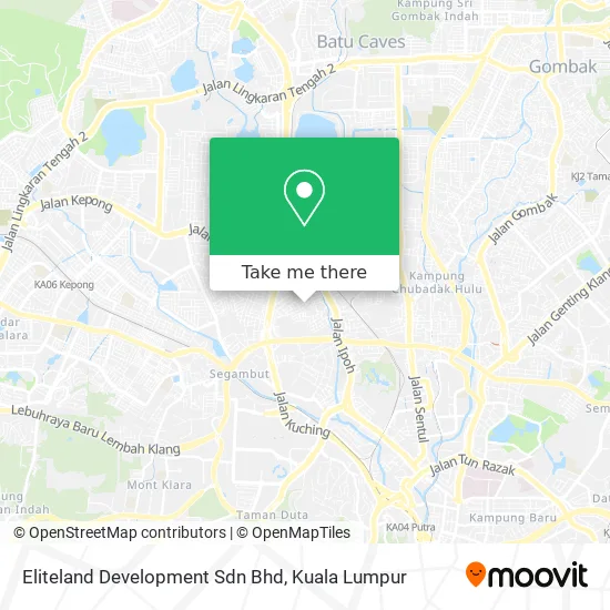Eliteland Development Sdn Bhd map