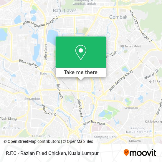 R.F.C - Razlan Fried Chicken map