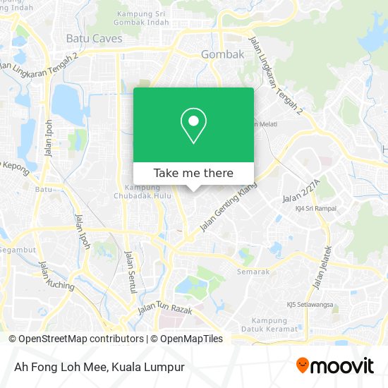 Ah Fong Loh Mee map