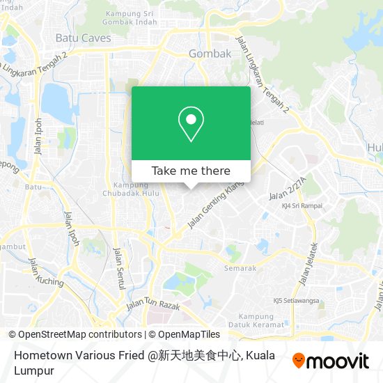 Hometown Various Fried @新天地美食中心 map