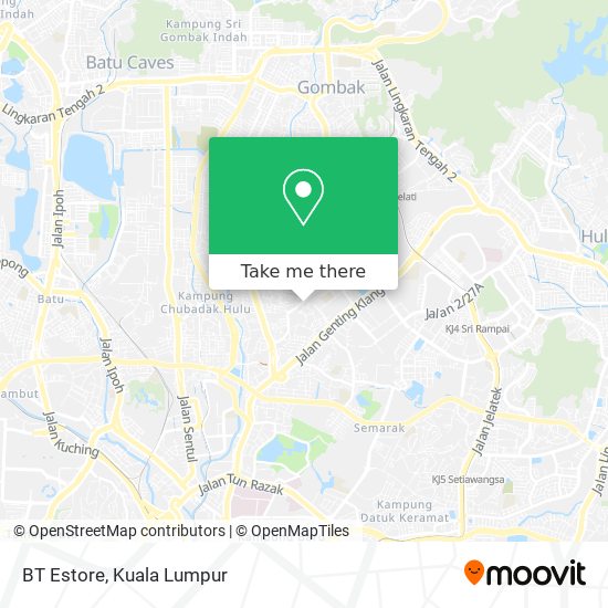 BT Estore map