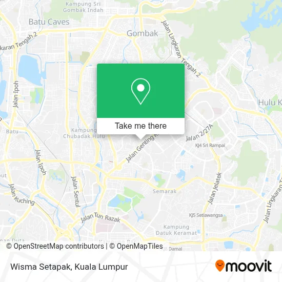 Wisma Setapak map