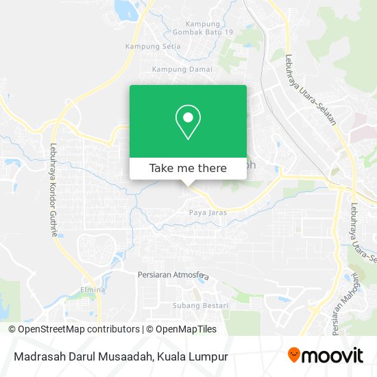 Madrasah Darul Musaadah map