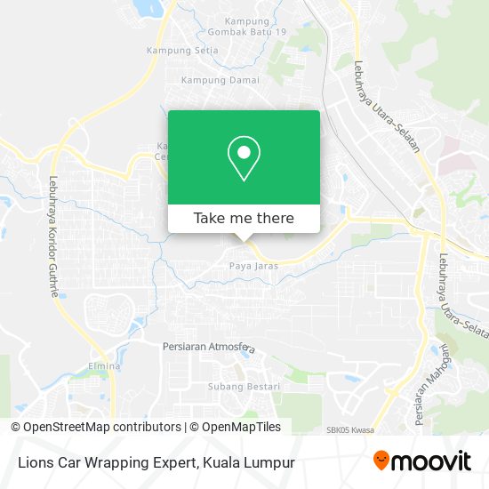 Lions Car Wrapping Expert map