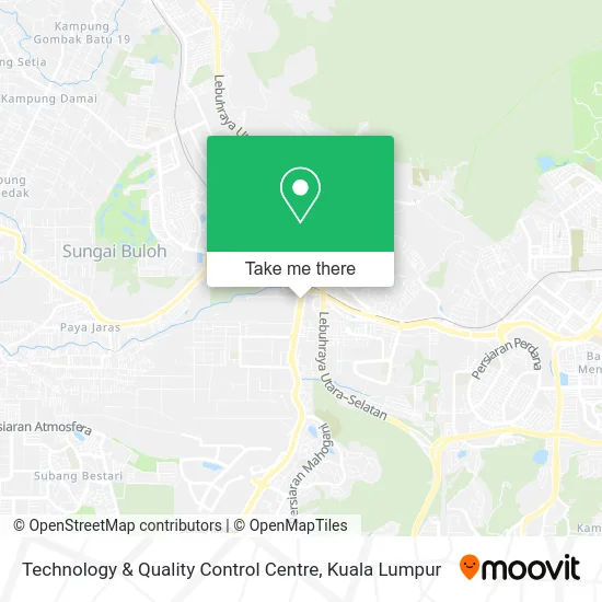 Technology & Quality Control Centre map