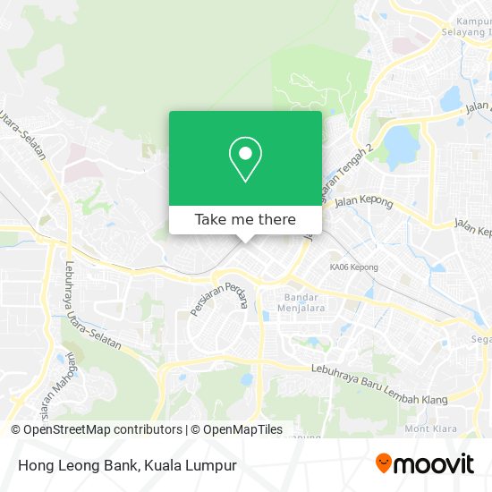 Hong Leong Bank map