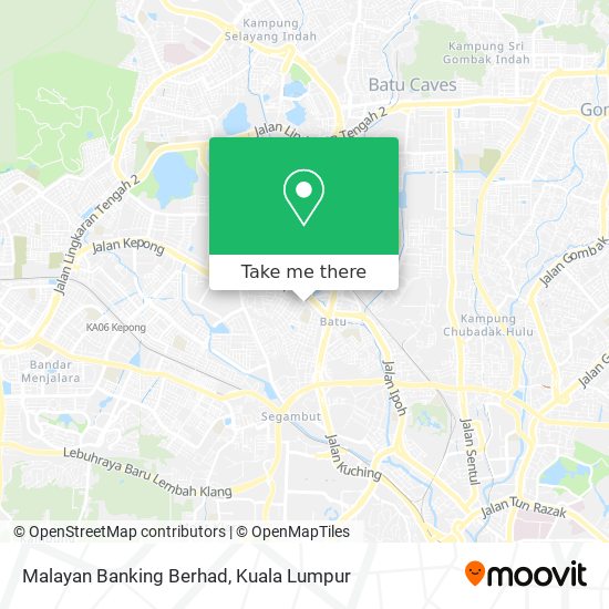 Malayan Banking Berhad map