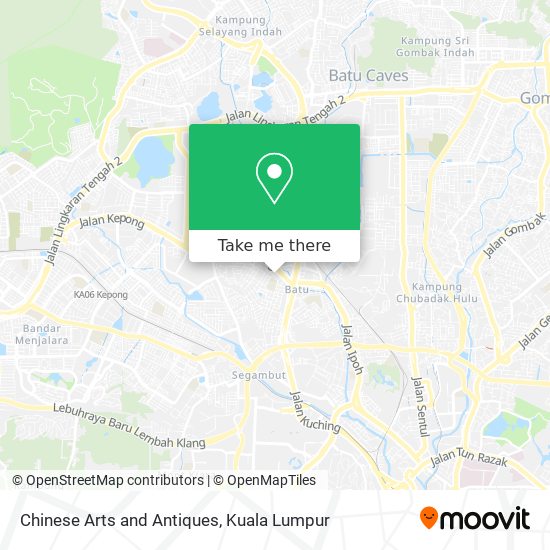 Chinese Arts and Antiques map