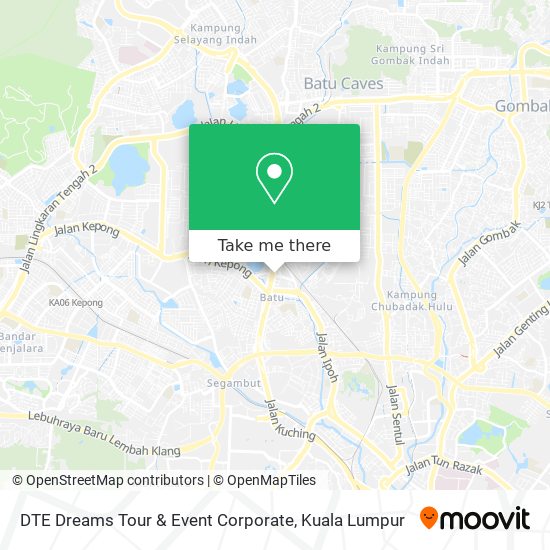 DTE Dreams Tour & Event Corporate map