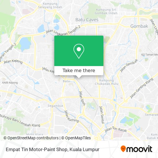 Peta Empat Tin Motor-Paint Shop