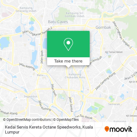 Kedai Servis Kereta Octane Speedworks map