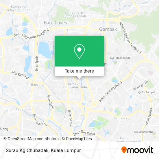 Surau Kg Chubadak map