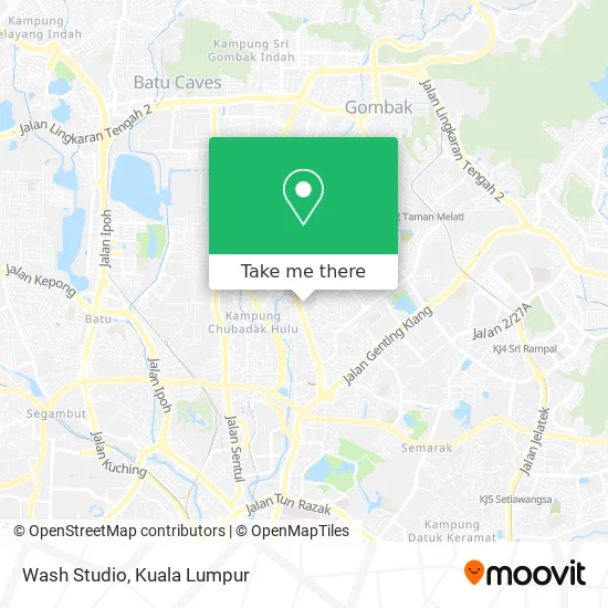 Wash Studio map