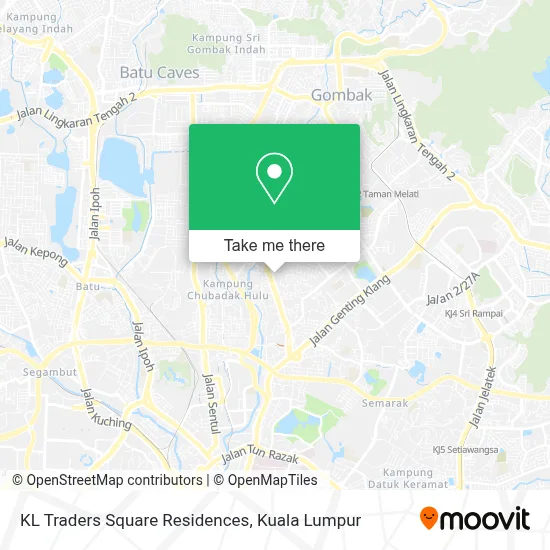 KL Traders Square Residences map