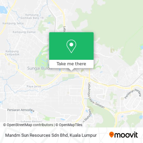 Mandm Sun Resources Sdn Bhd map